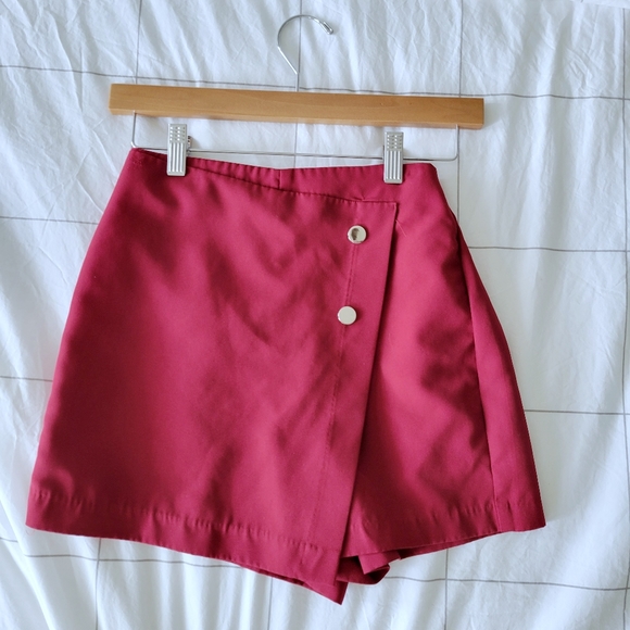 Red Skort Shorts - Picture 1 of 5